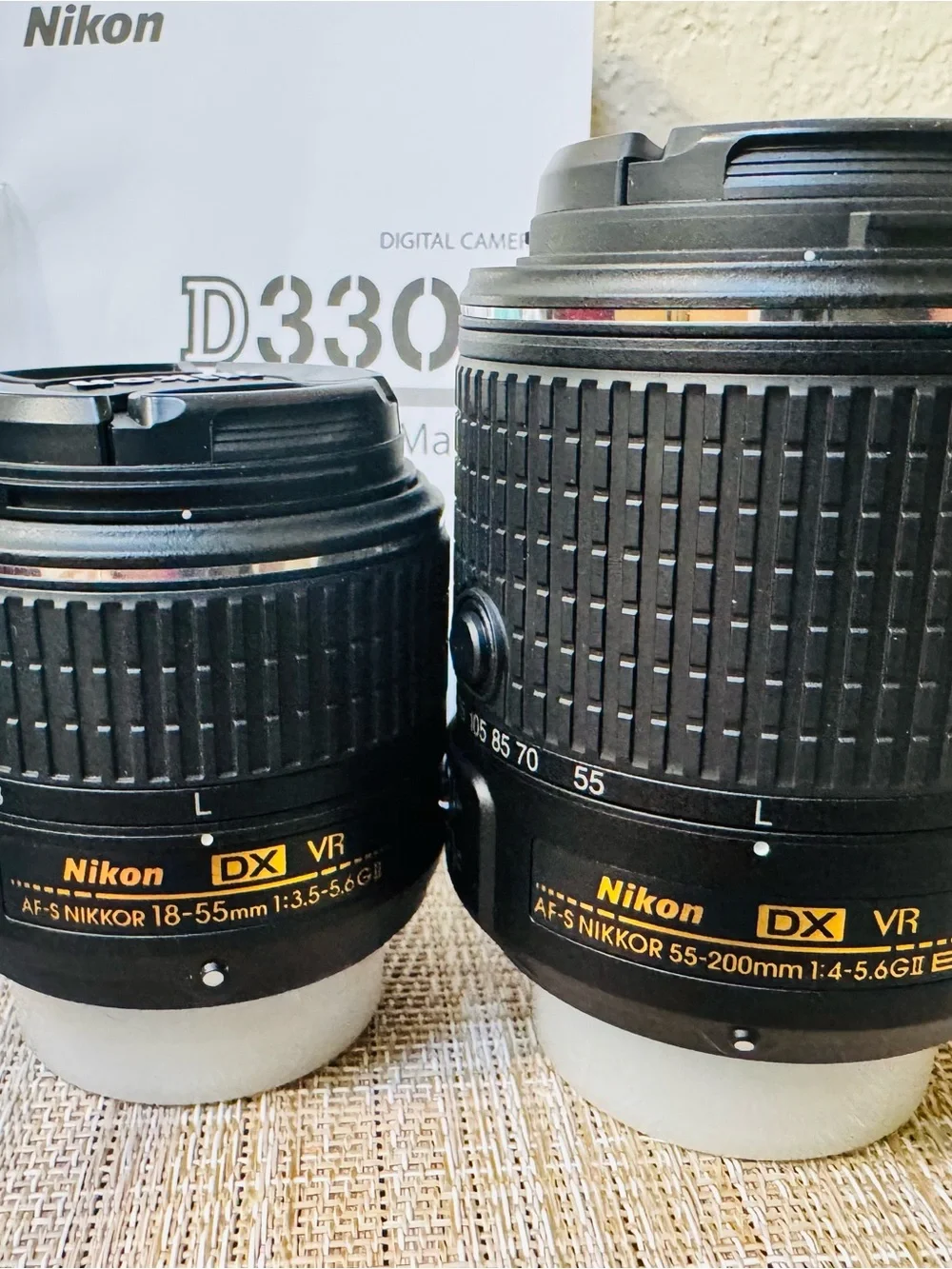 Nikon D3300 Red DSLR Camera, with all parts and carrying bag!